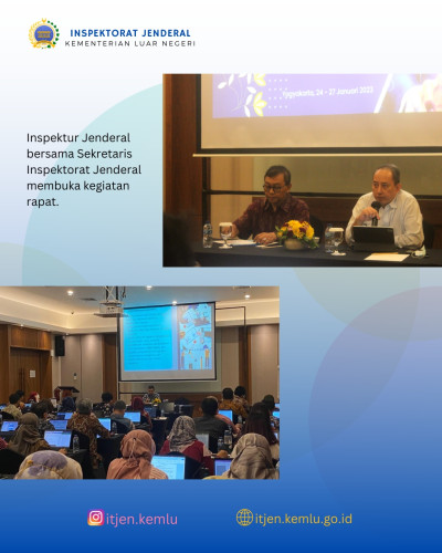 Rapat Koordinasi Penyusunan Dokumen Perencanaan Kinerja Dan Anggaran Inspekorat Jenderal Tahun 2023